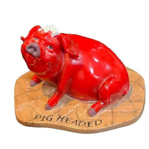 Pig Headed‎ Invasion Collectible Figurine Farm Anthropomorphic Decor 2001